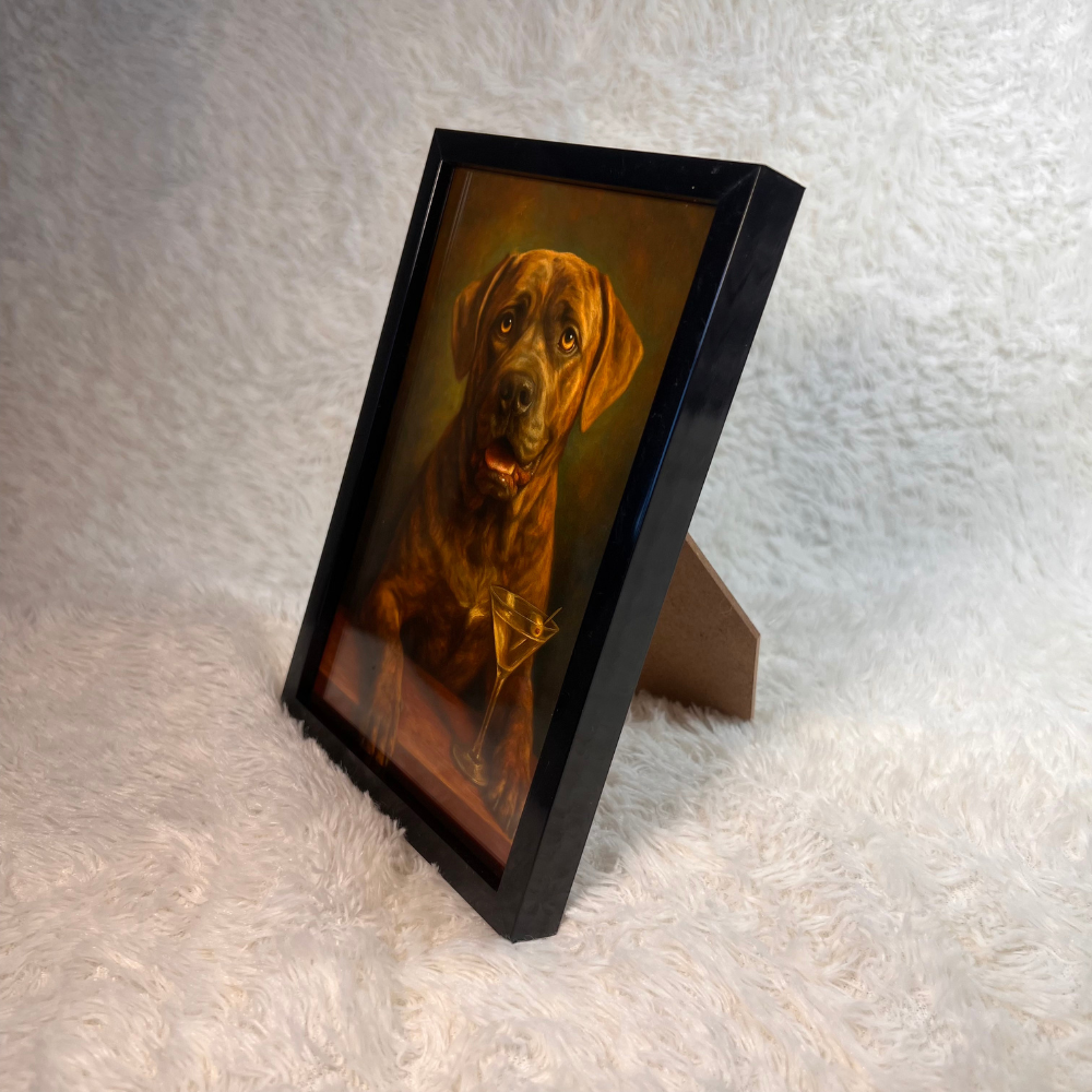 Martini Monday - Framed Desk Photo