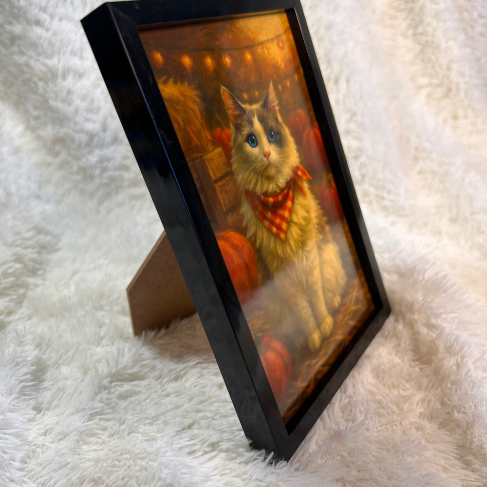 Pumpkin Patch - Framed Desk Photo