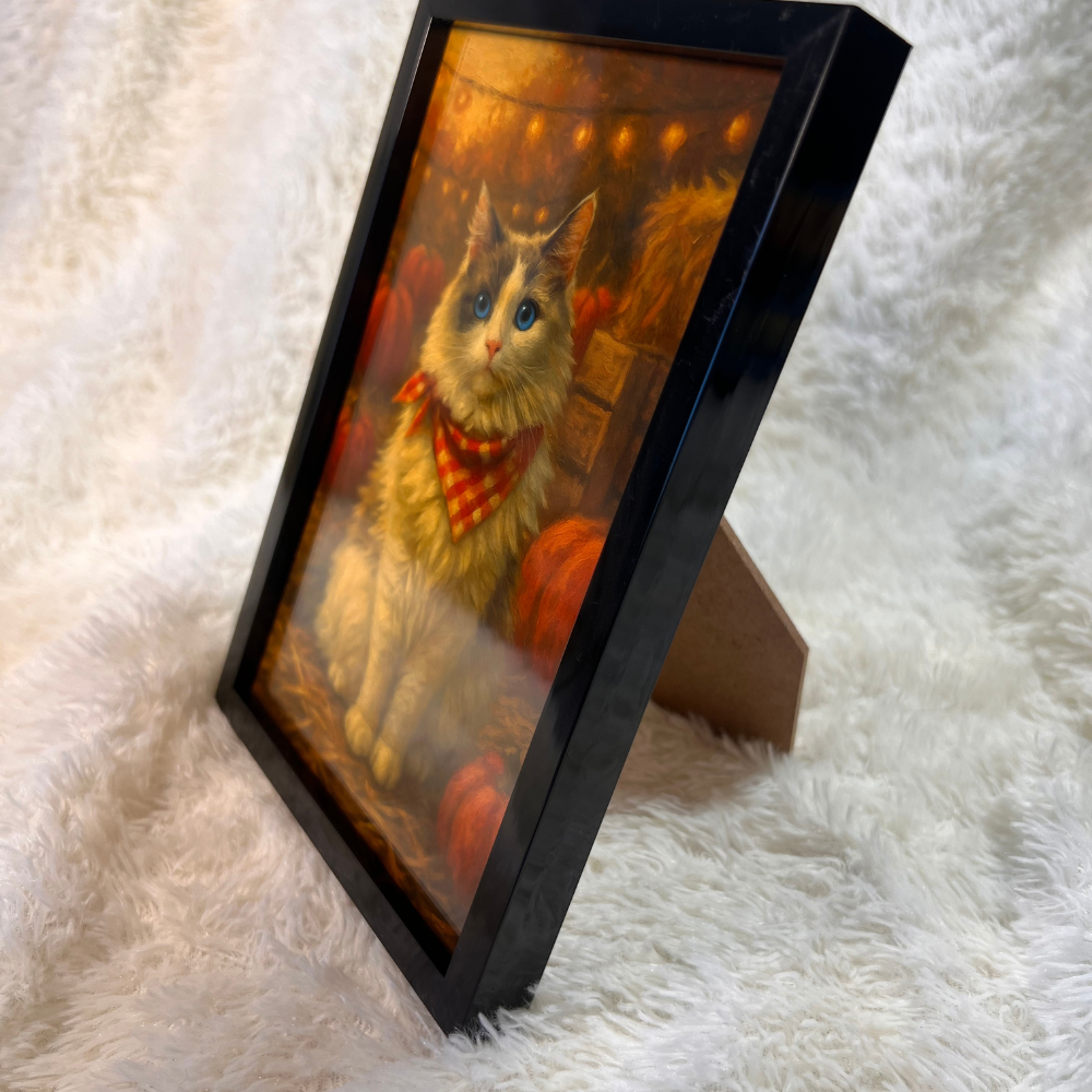 Pumpkin Patch - Framed Desk Photo