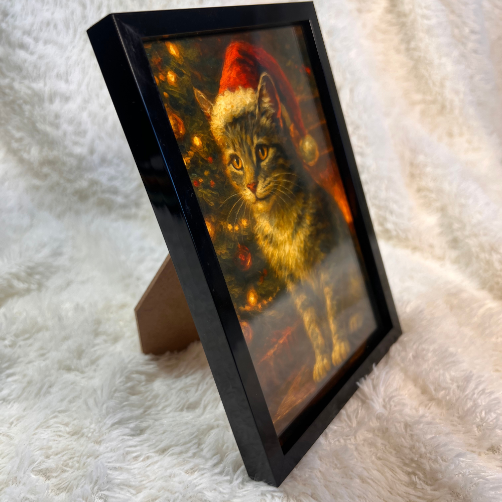 Cozy Christmas - Framed Desk Photo