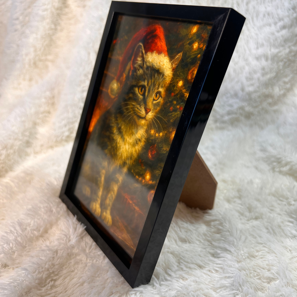 Cozy Christmas - Framed Desk Photo