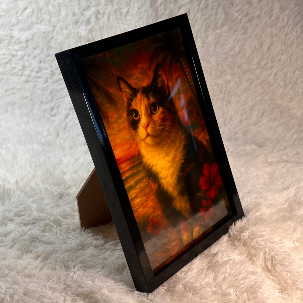 Palm Paradise - Framed Desk Photo