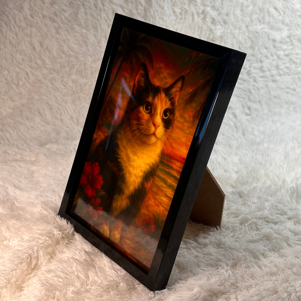 Palm Paradise - Framed Desk Photo