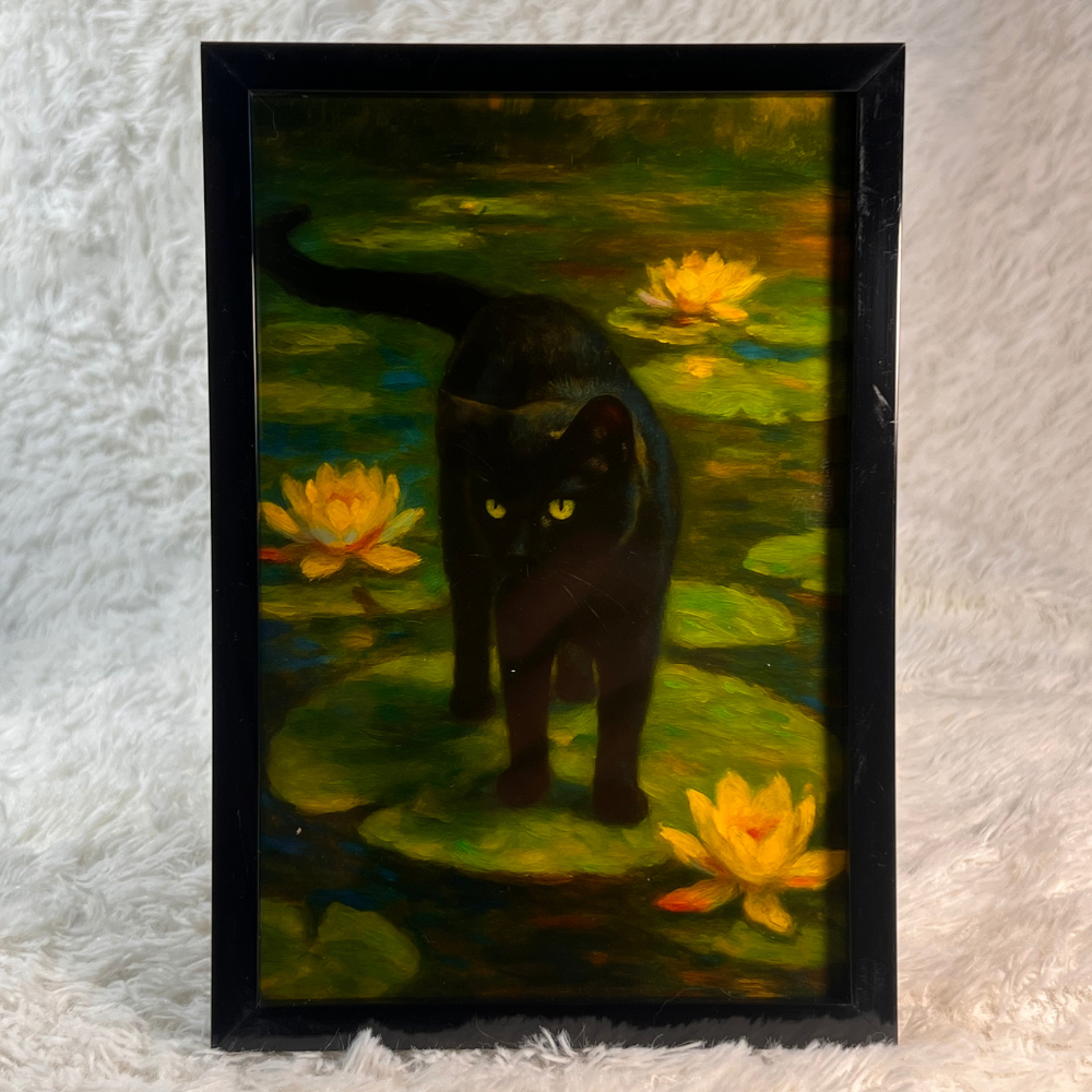 Lucky Lilypad - Framed Desk Photo