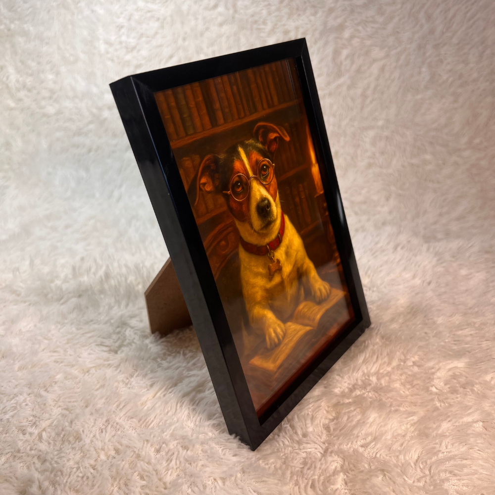 Professor Paws - Framed Desk Photo