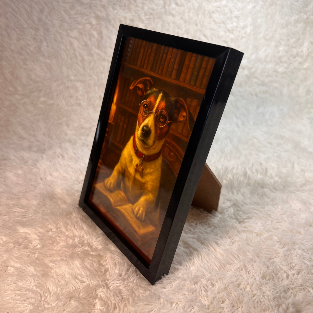 Professor Paws - Framed Desk Photo