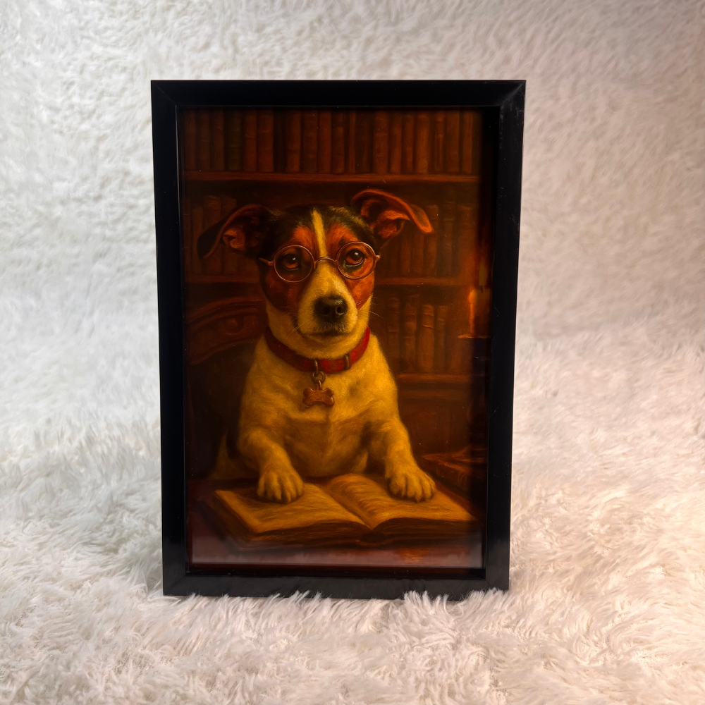 Professor Paws - Framed Desk Photo