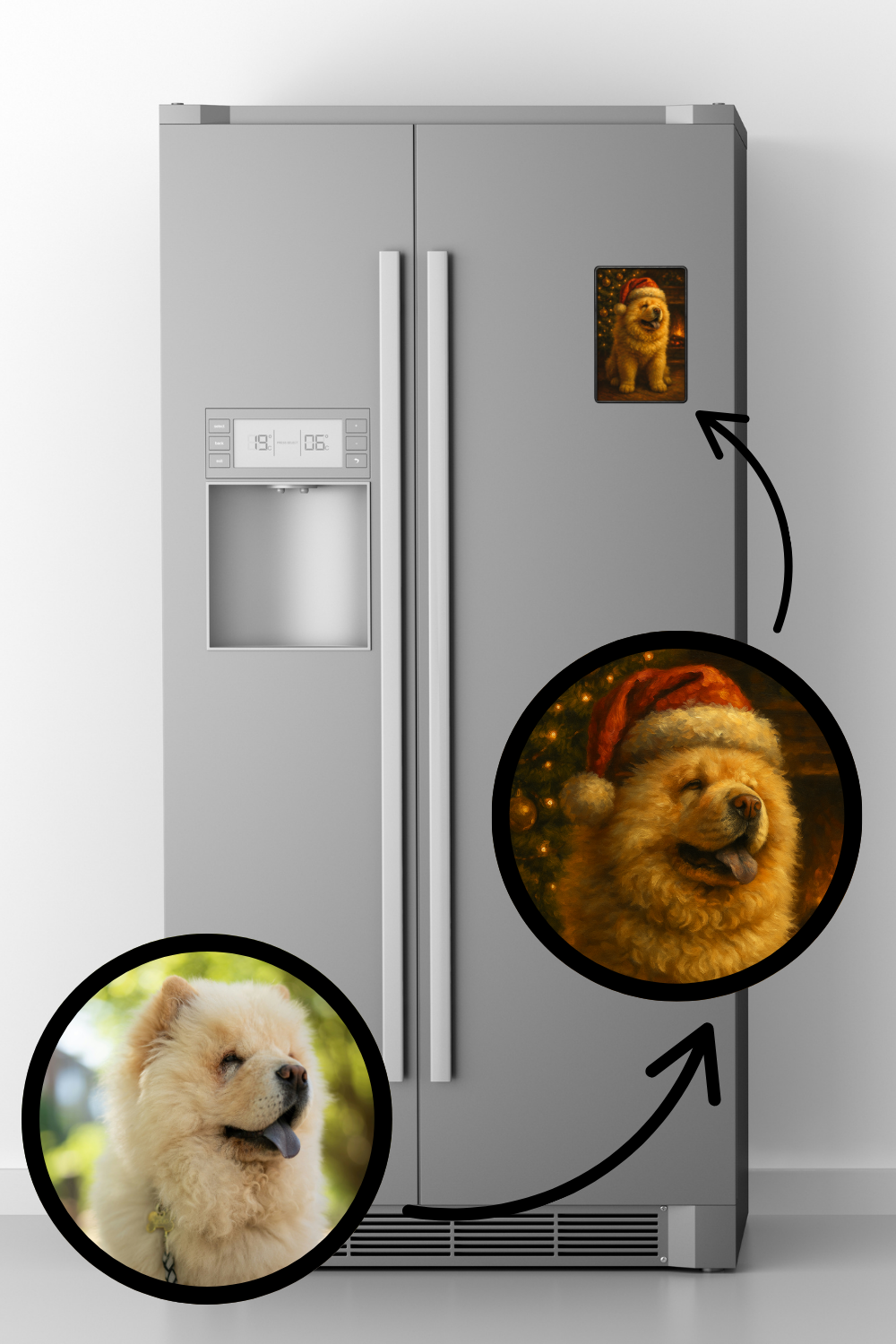 Cozy Christmas - Premium Framed Magnet