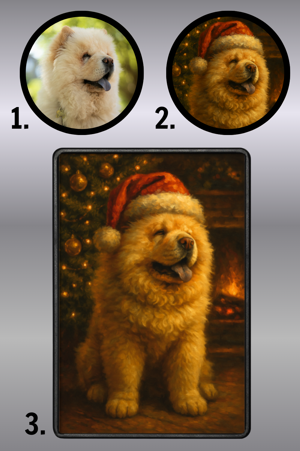 Cozy Christmas - Premium Framed Magnet