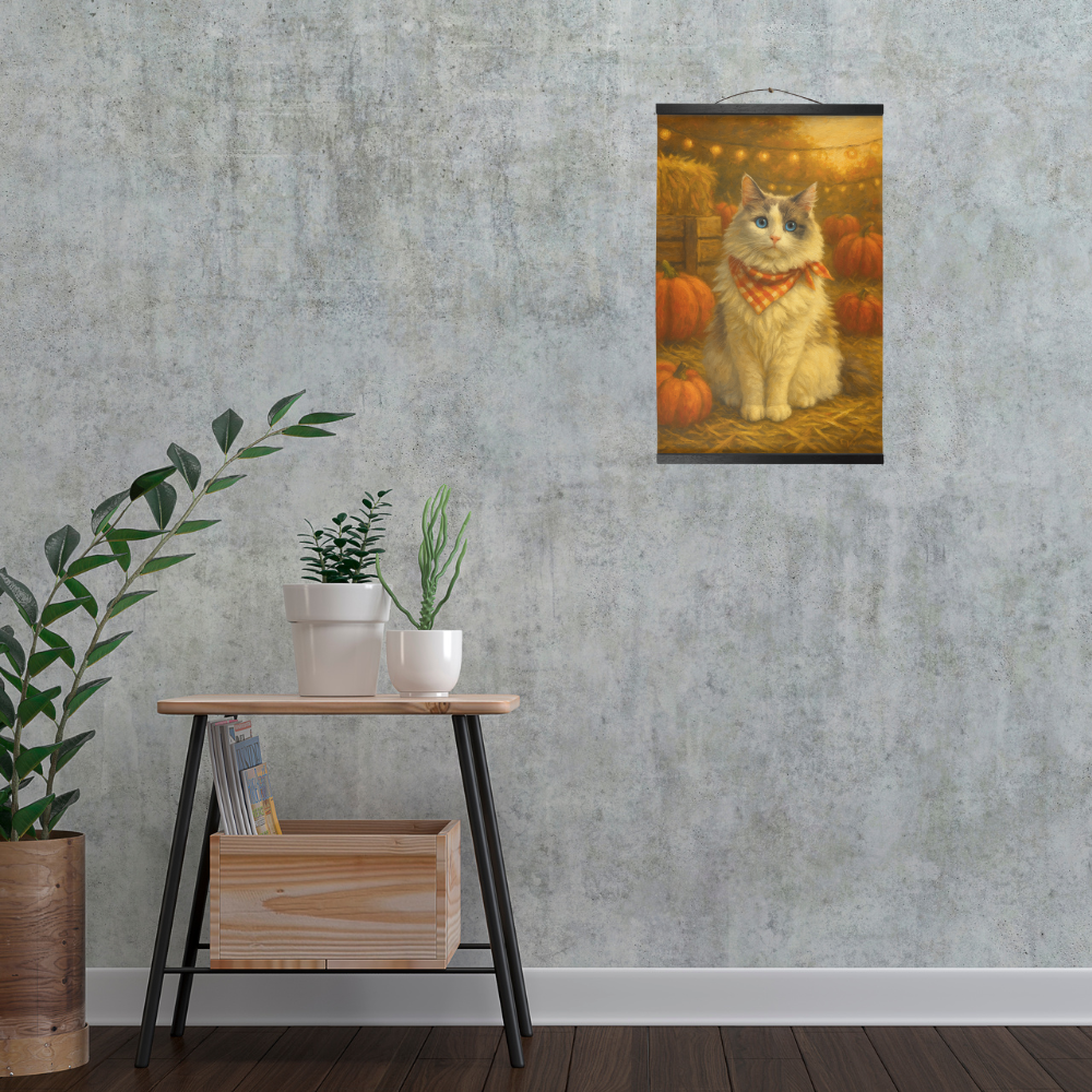 Pumpkin Patch - Hanging Print 12x18in