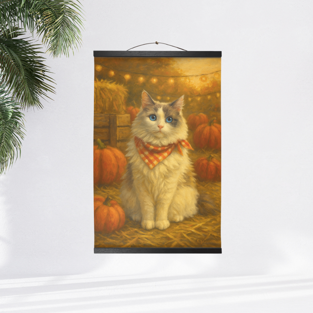Pumpkin Patch - Hanging Print 12x18in