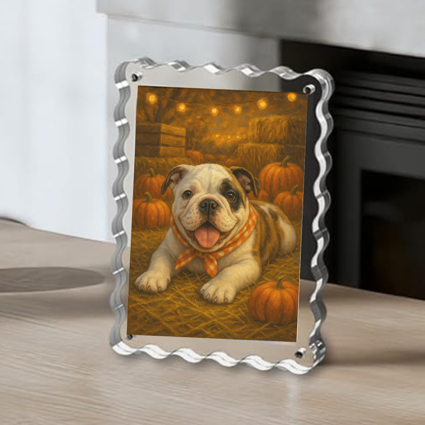 Pumpkin Patch - Acrylic Photo Block
