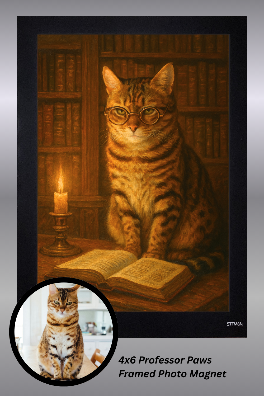 Professor Paws - Photo Magnet