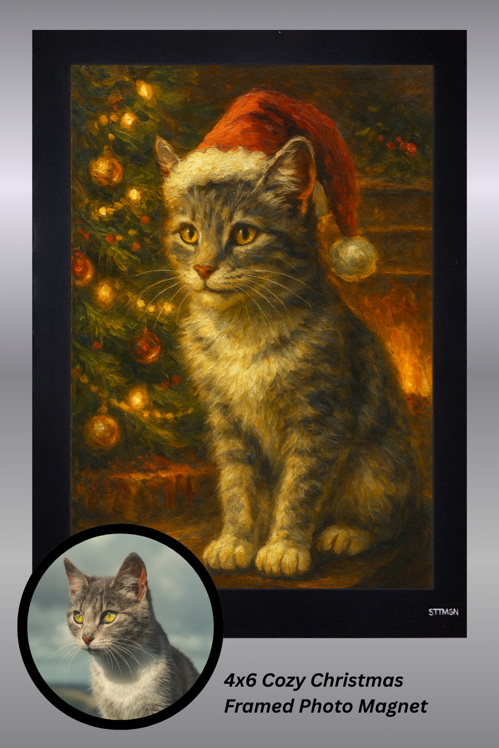 Cozy Christmas - Photo Magnet