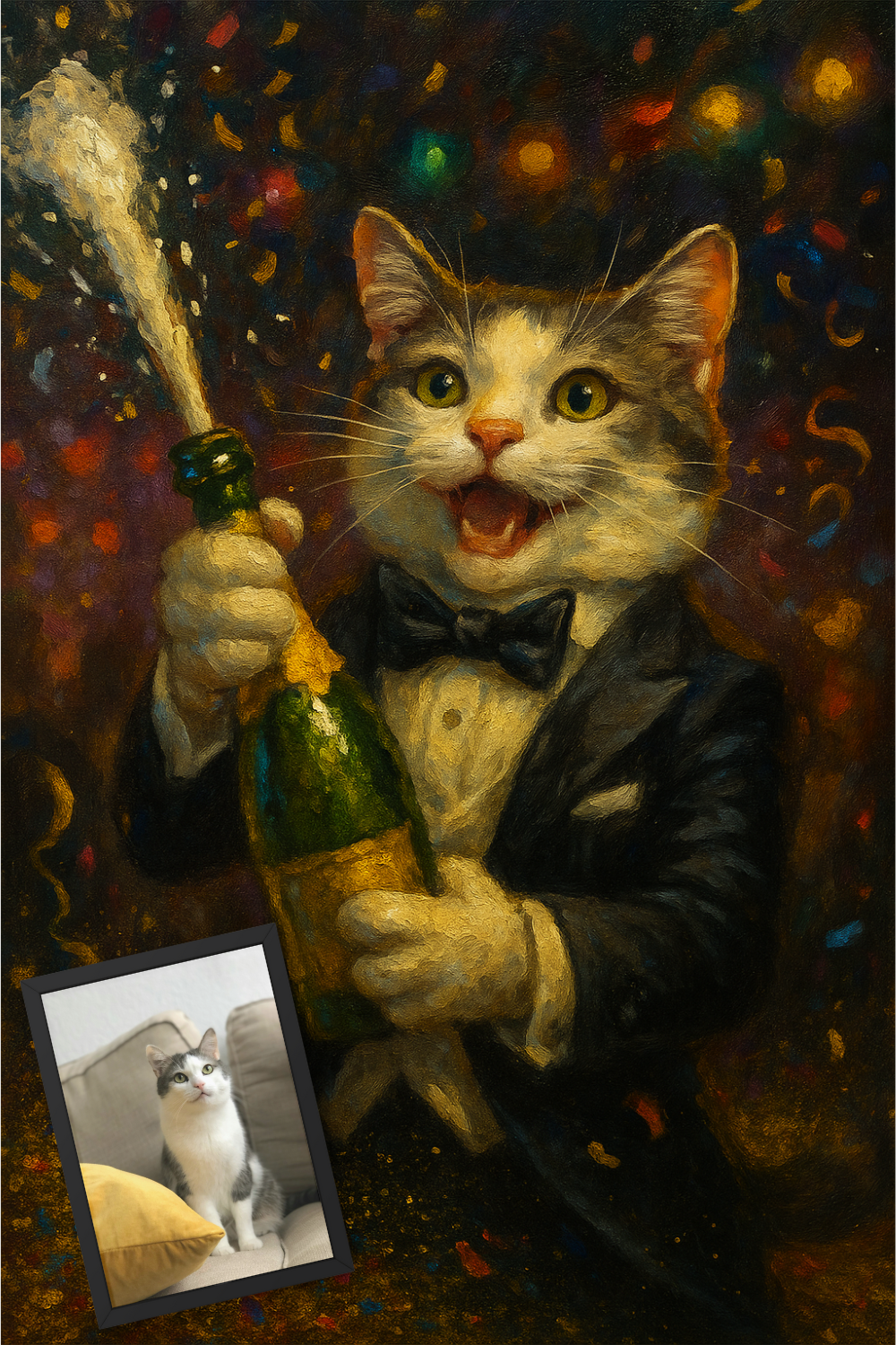 Champagne Celebration - Poster Print