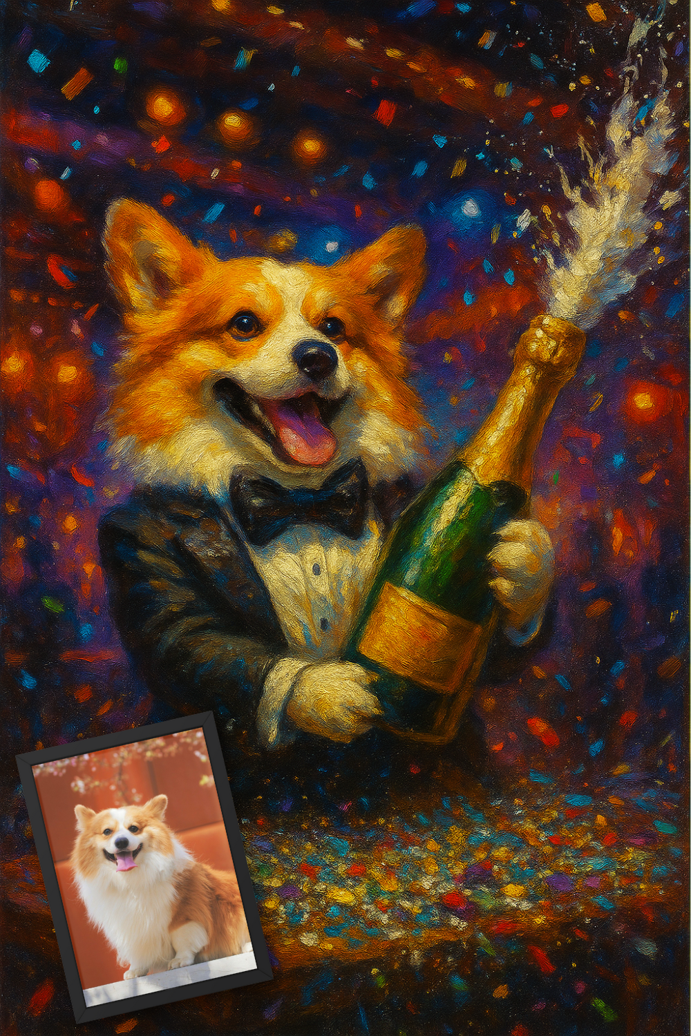 Champagne Celebration - Poster Print