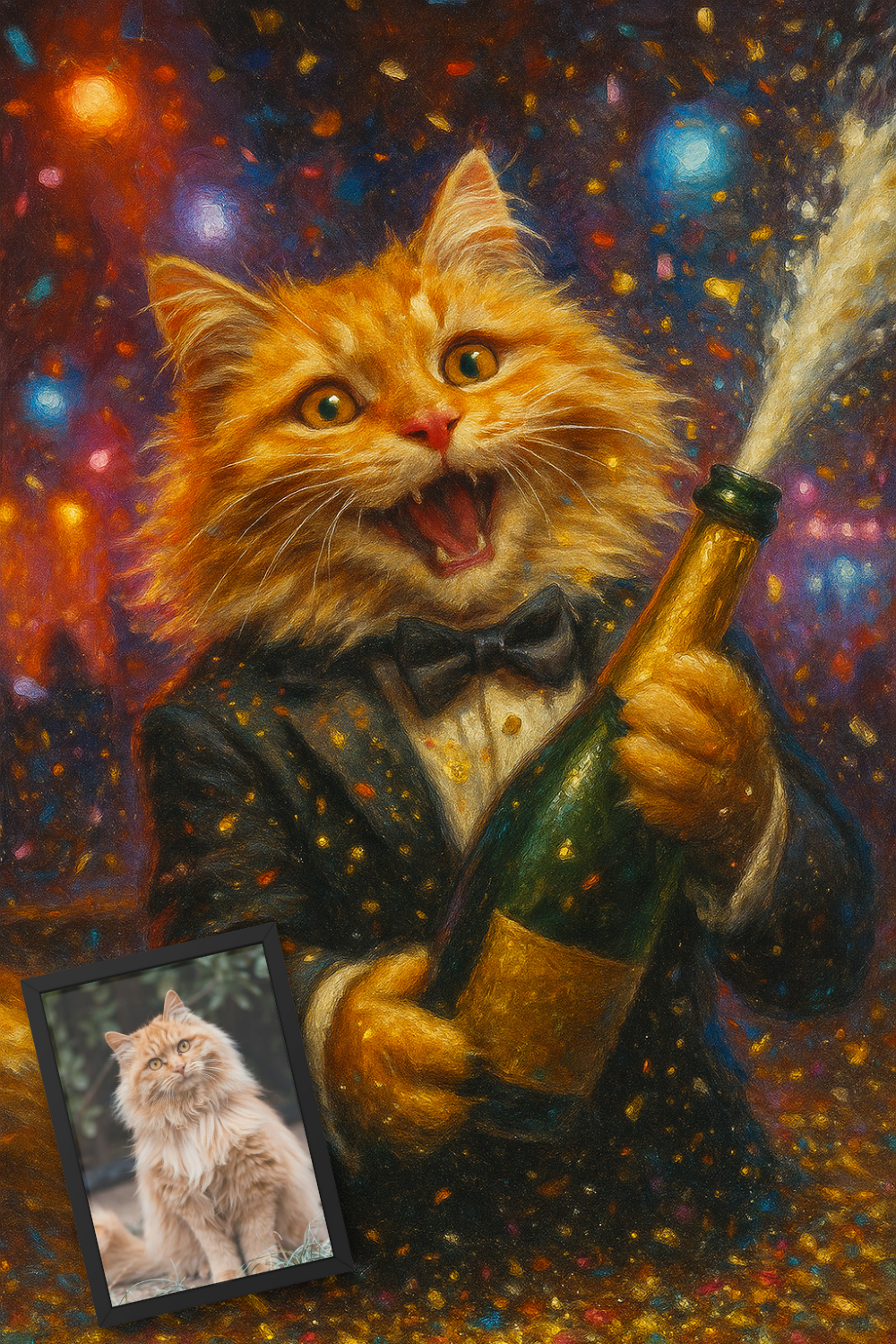 Champagne Celebration - Poster Print