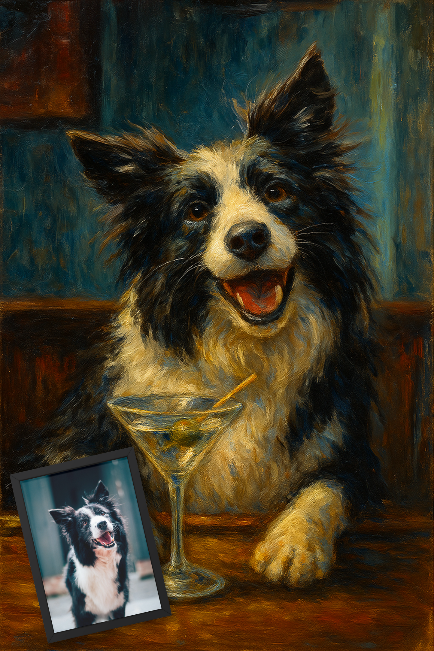Martini Monday - Framed Desk Photo