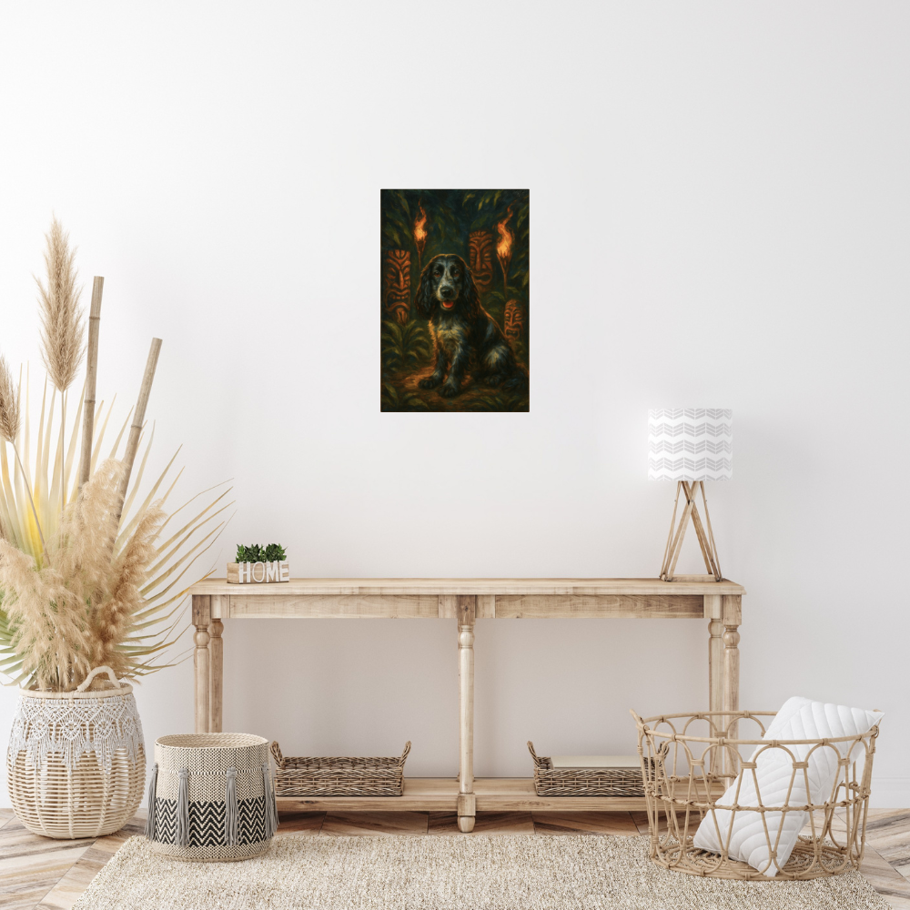 Tiki Torches - Canvas Poster