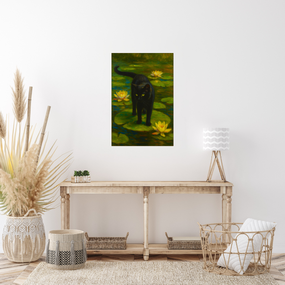 Lucky Lilypad - Canvas Poster