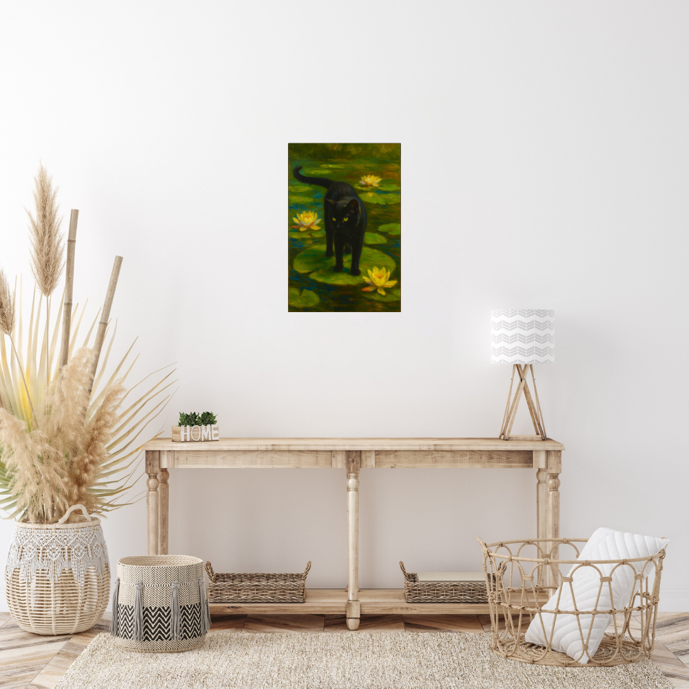Lucky Lilypad - Canvas Poster