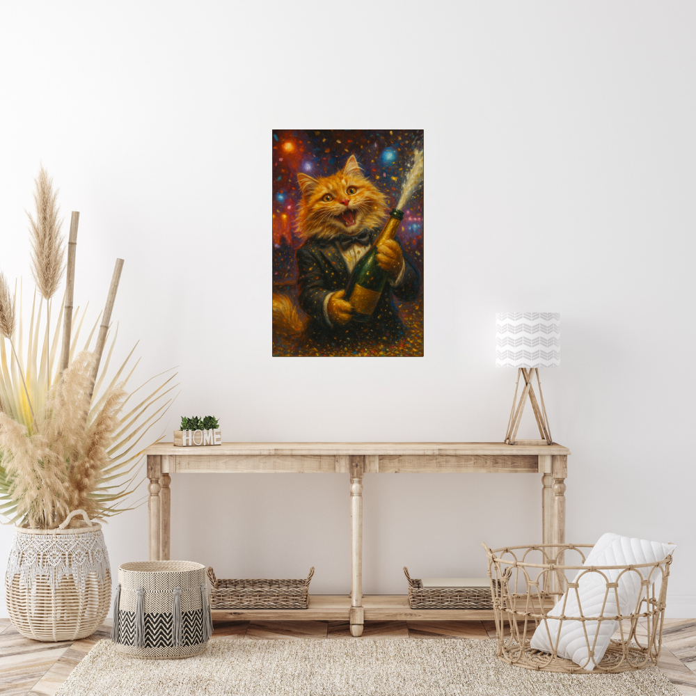 Champagne Celebration - Poster Print