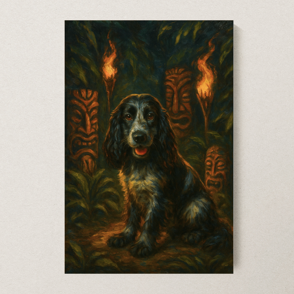 Tiki Torches - Poster Print