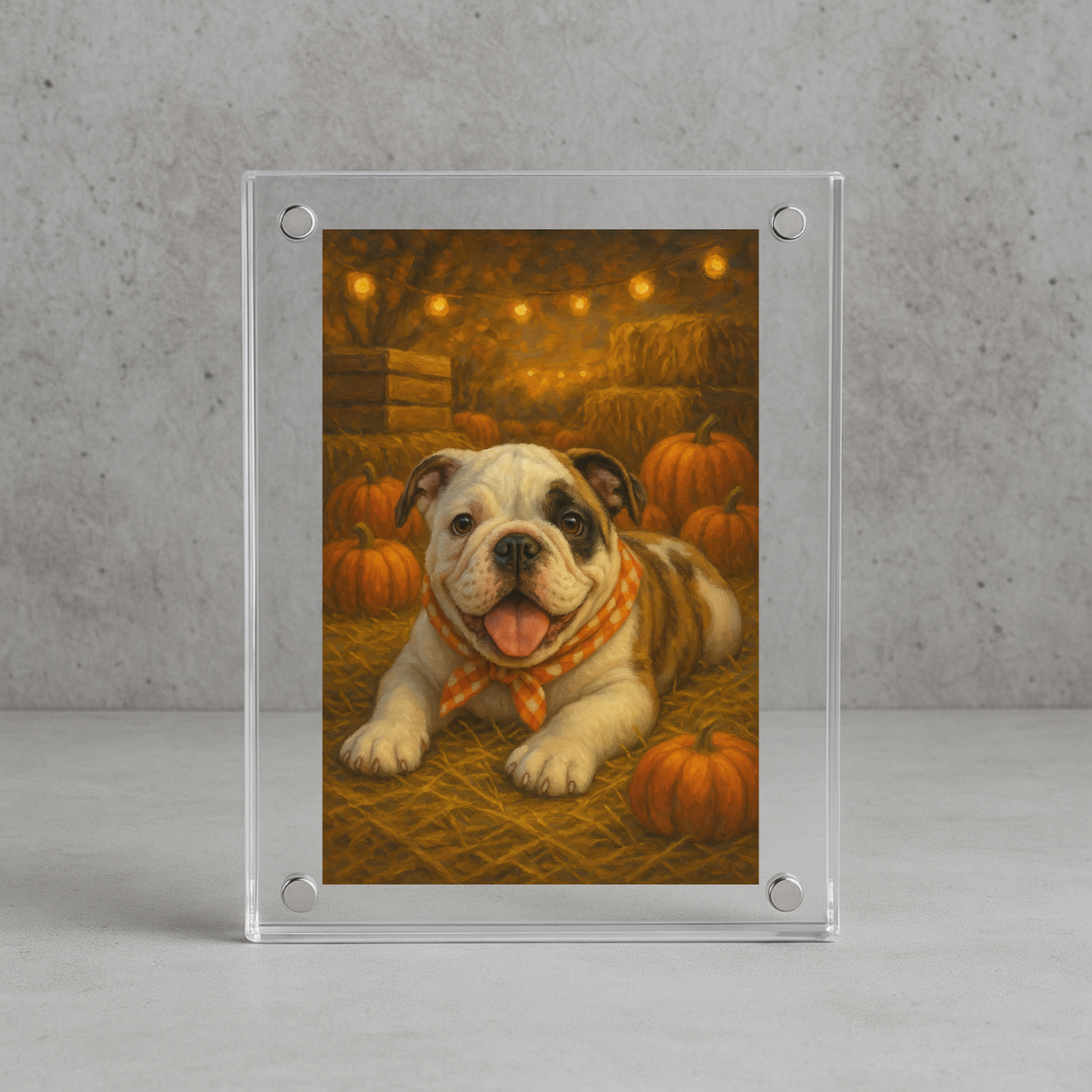 Pumpkin Patch - Acrylic Photo Block