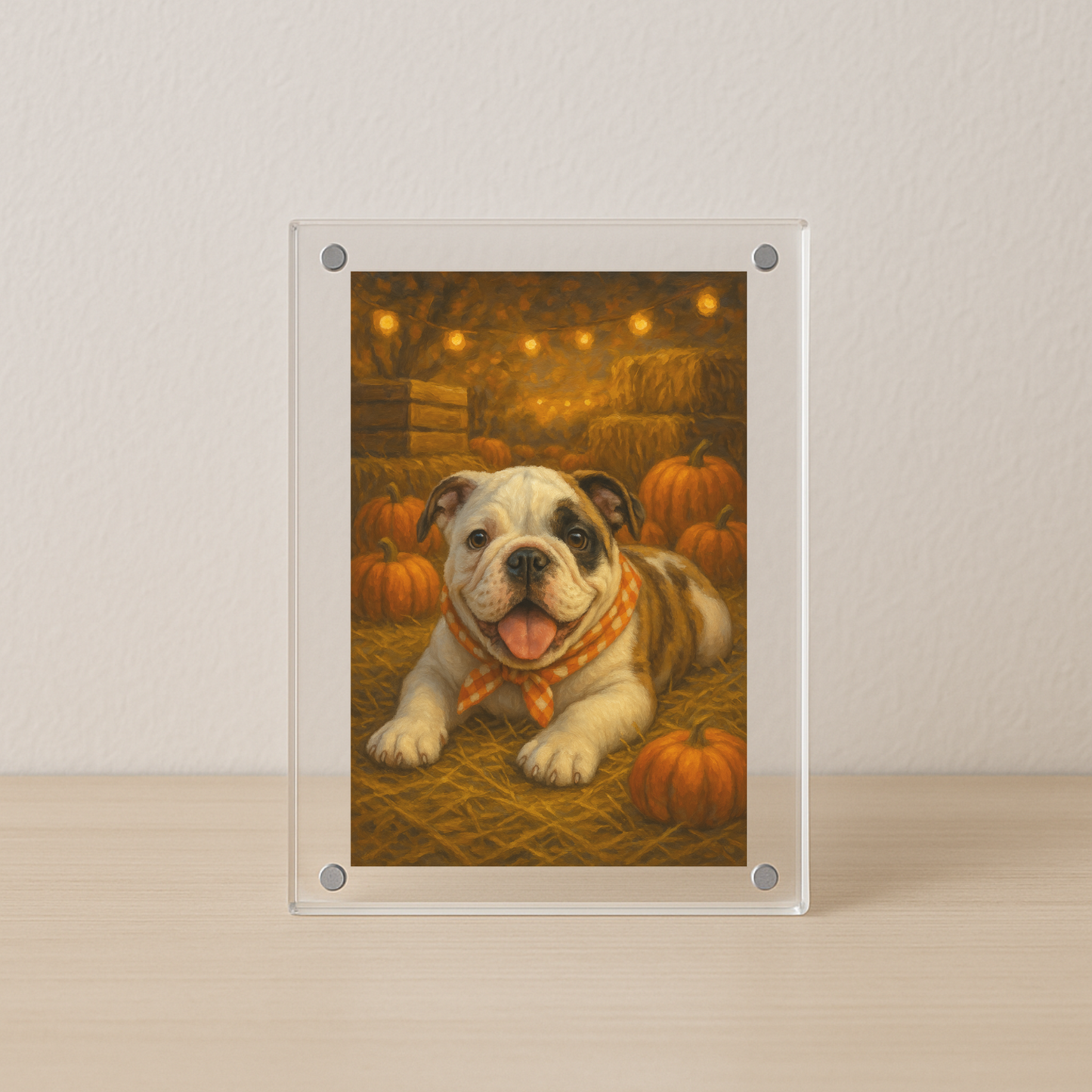 Pumpkin Patch - Acrylic Photo Block