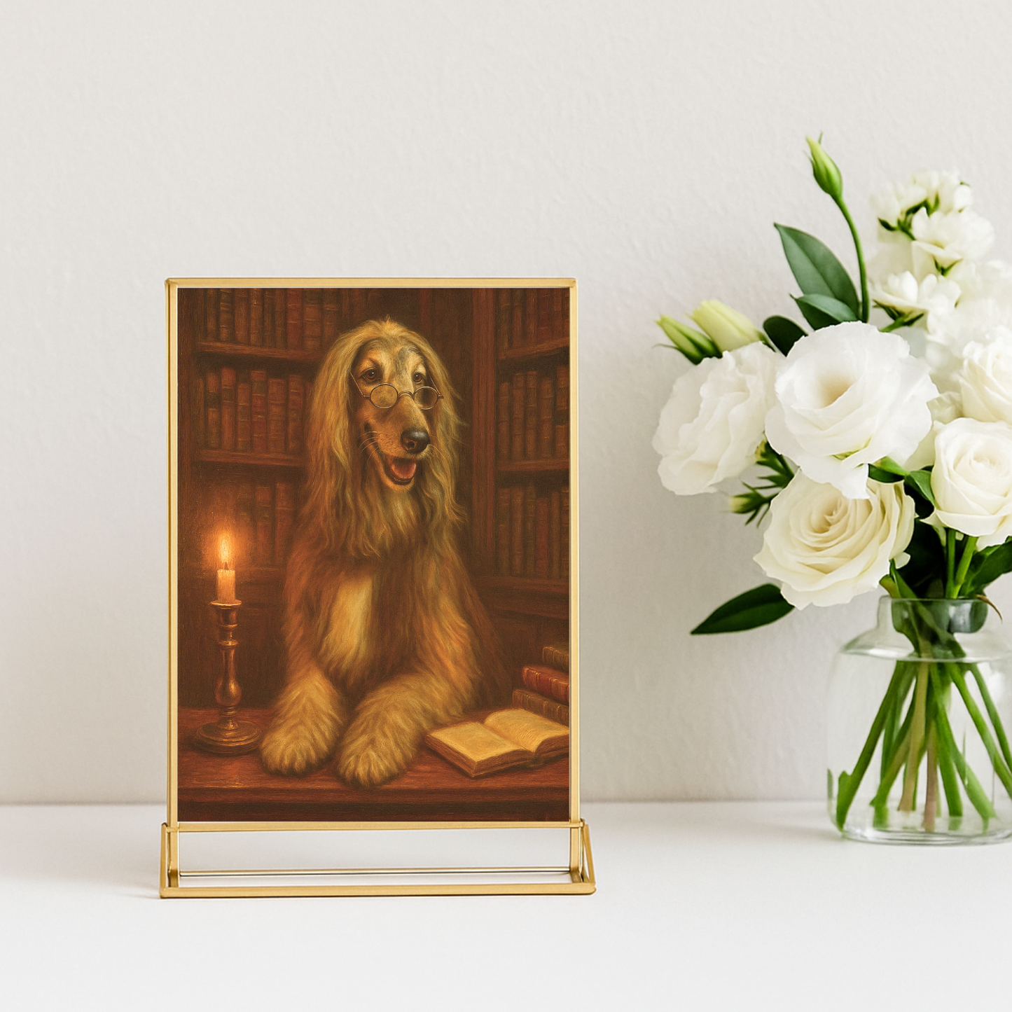 Professor Paws - Vertical Photo Framed Print