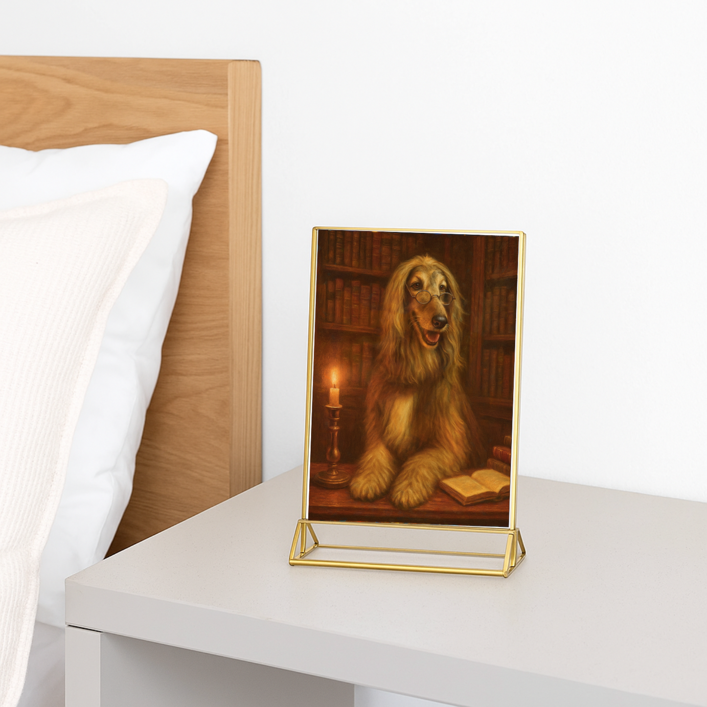 Professor Paws - Vertical Photo Framed Print