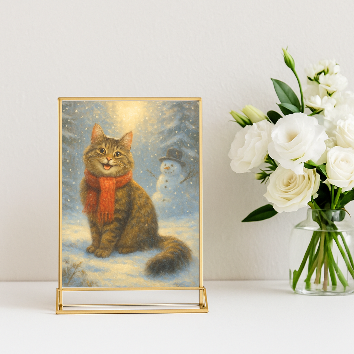 Winter Wonderland - Vertical Photo Framed Print
