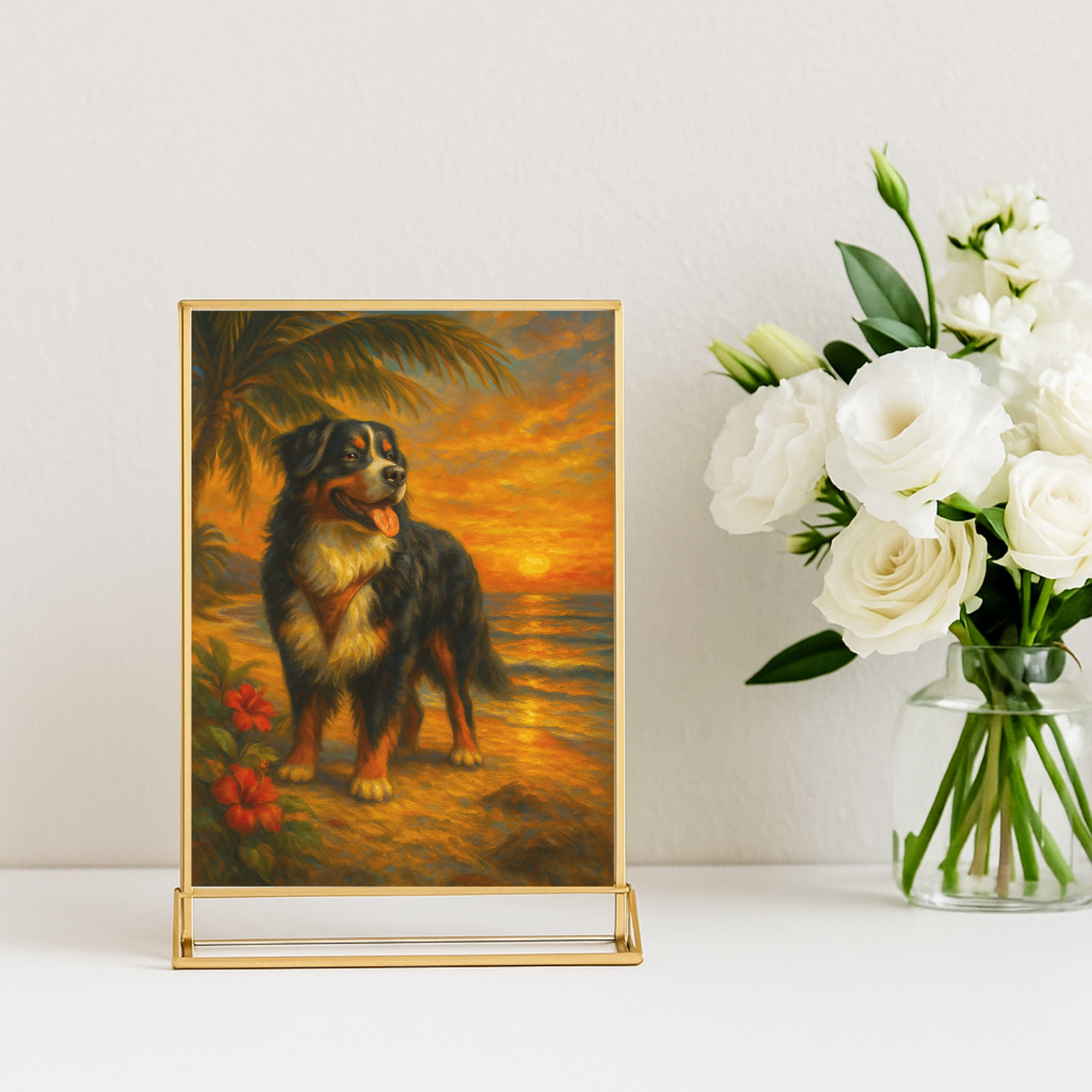 Palm Paradise - Vertical Photo Framed Print