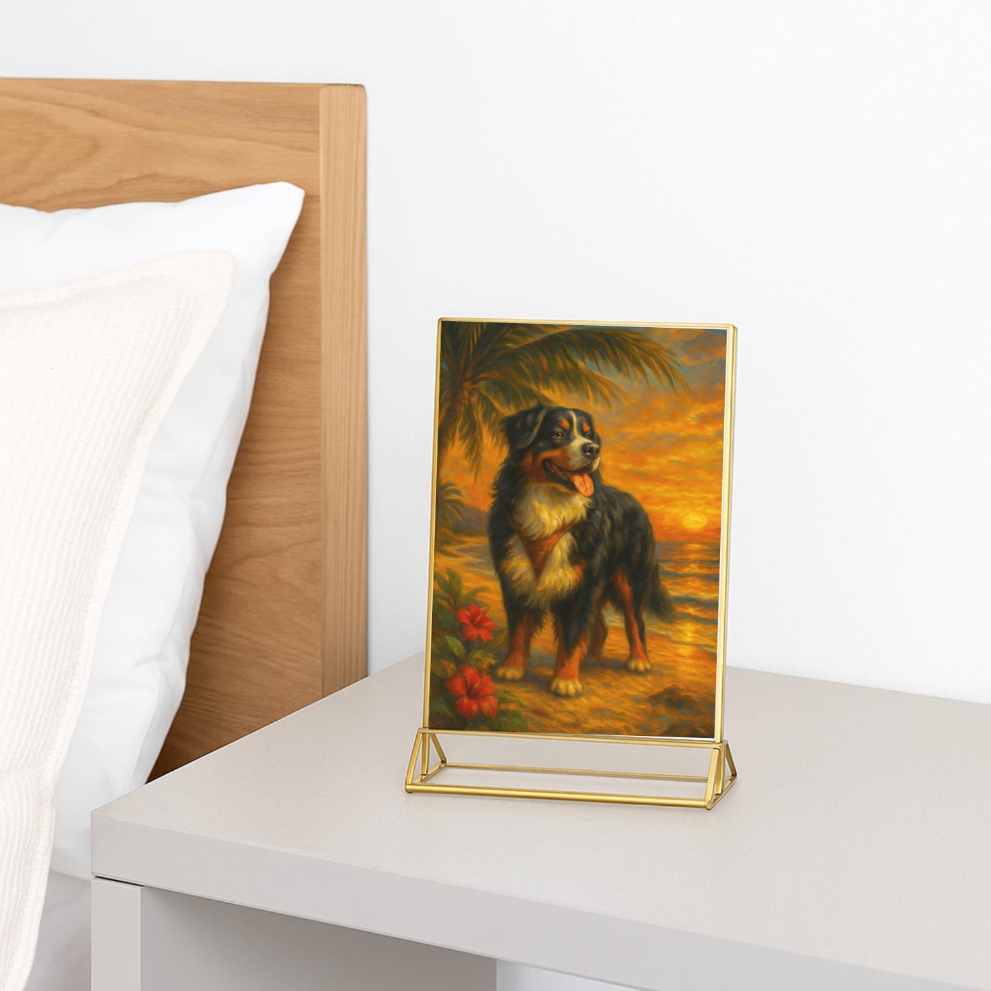 Palm Paradise - Vertical Photo Framed Print