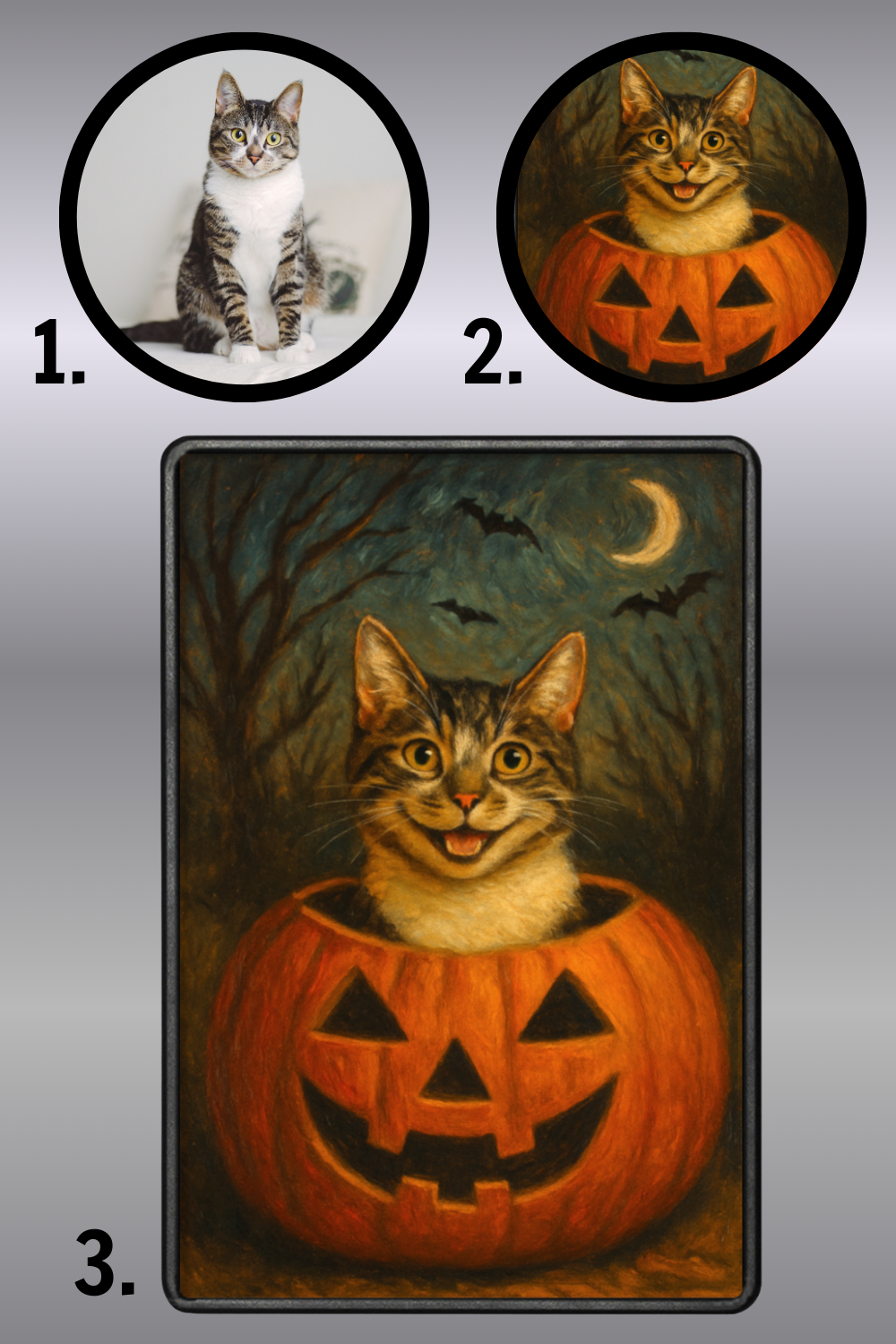 Happy Halloween - Premium Framed Magnet