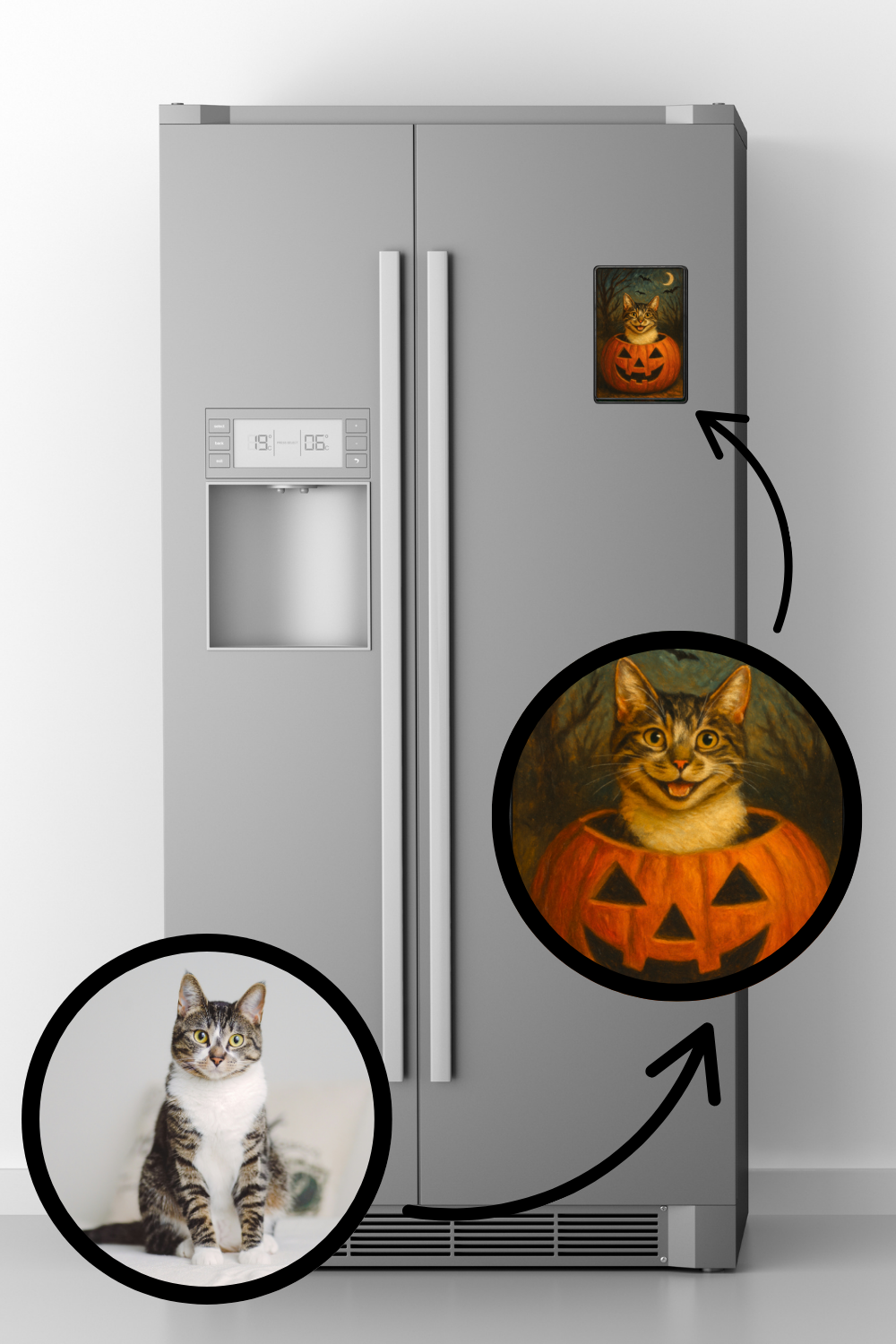 Happy Halloween - Premium Framed Magnet
