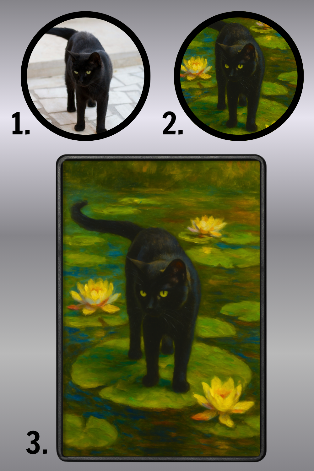 Lucky Lilypad - Premium Framed Magnet