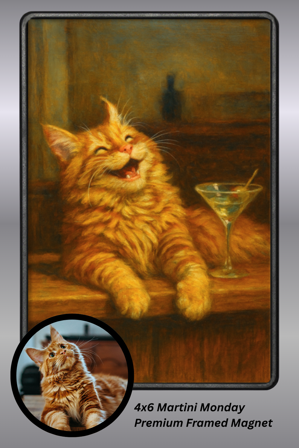 Martini Monday - Premium Framed Magnet