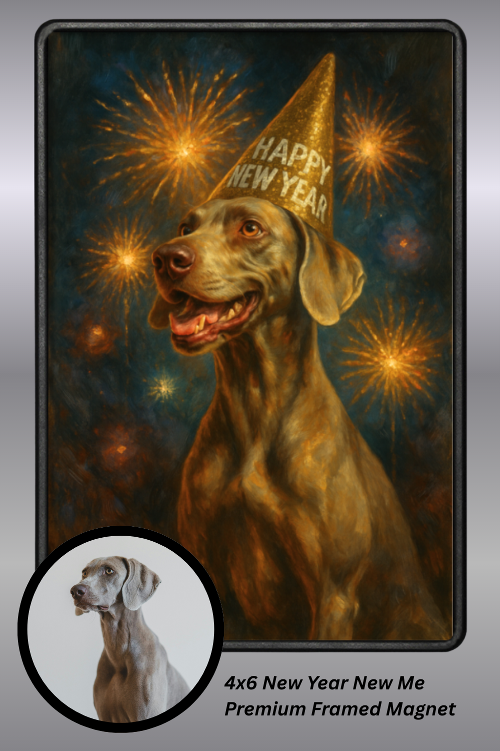 New Year New Me - Premium Framed Magnet