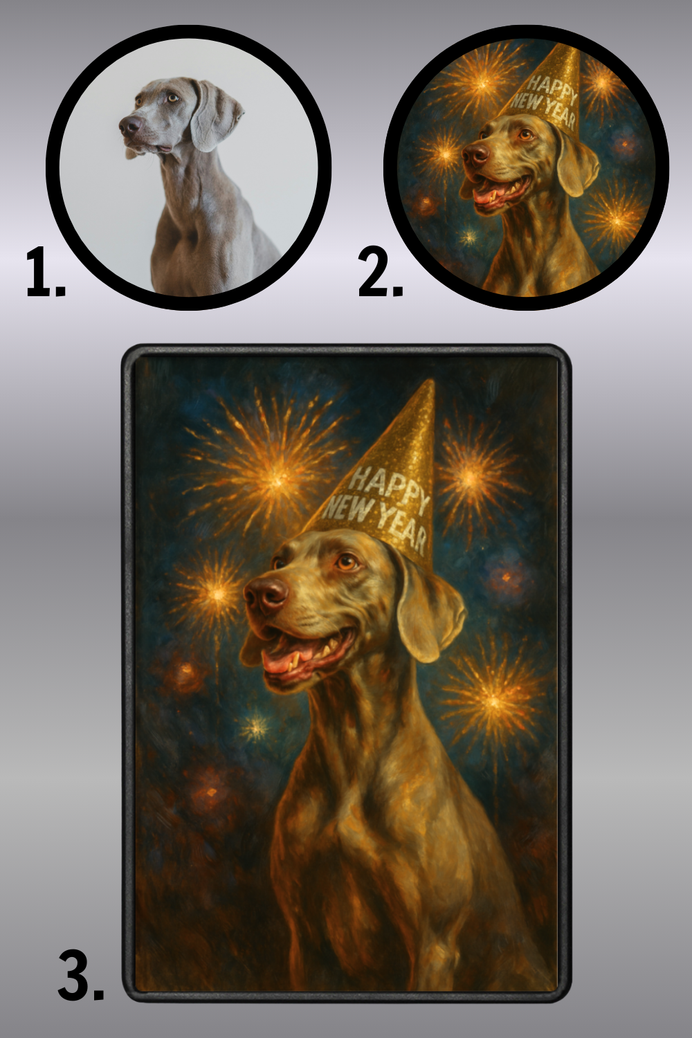 New Year New Me - Premium Framed Magnet