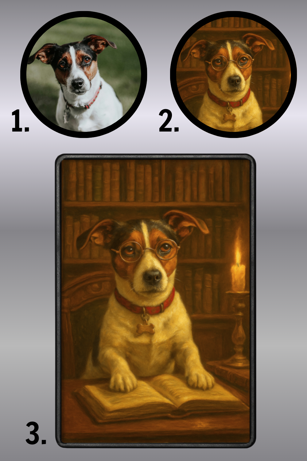 Professor Paws - Premium Framed Magnet