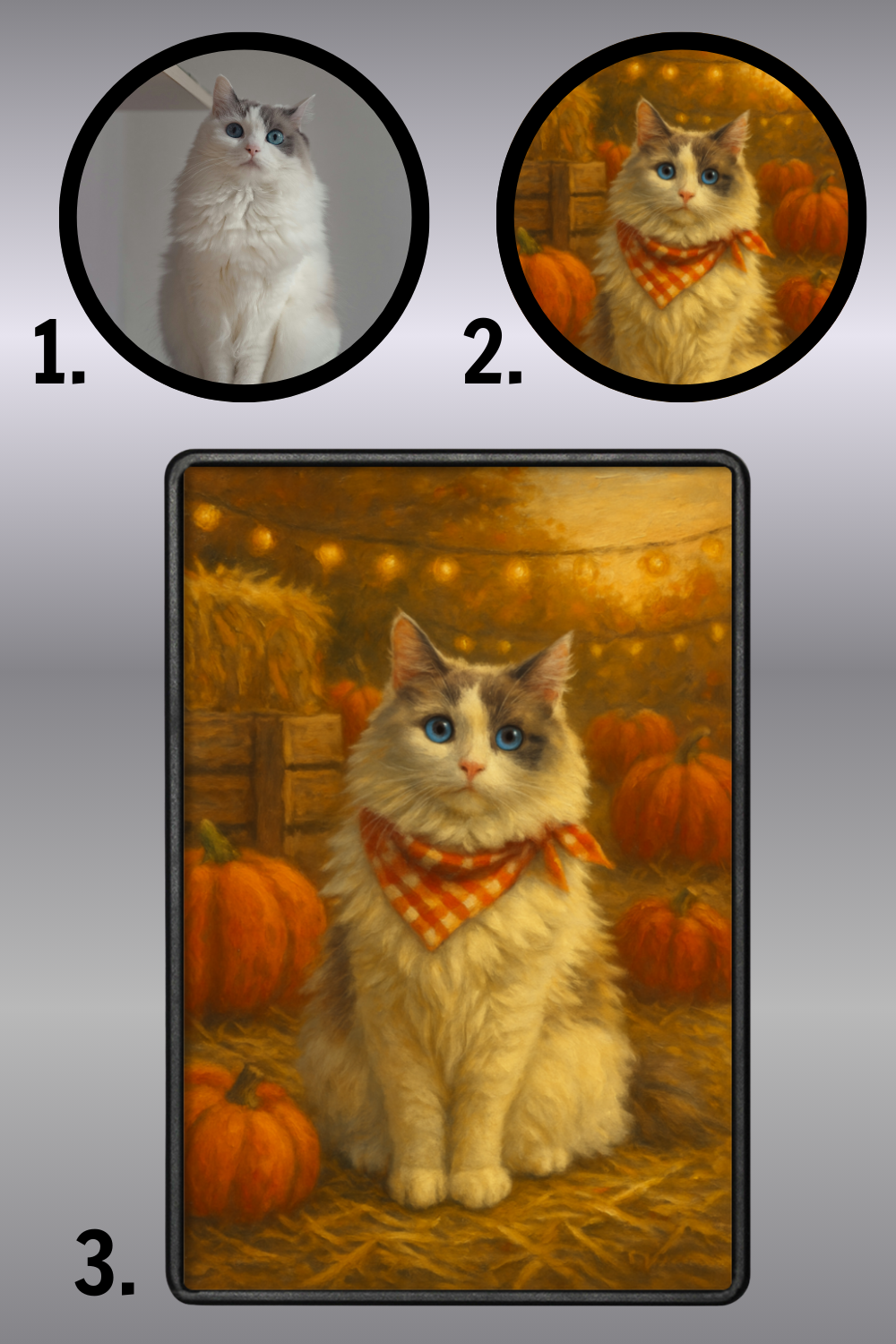 Pumpkin Patch - Premium Framed Magnet