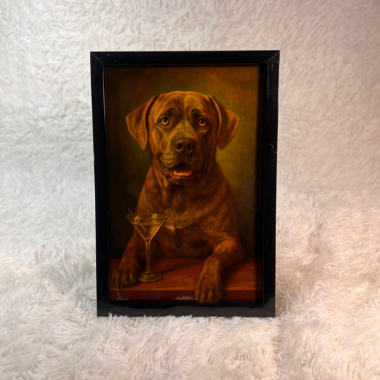 Martini Monday - Framed Desk Photo