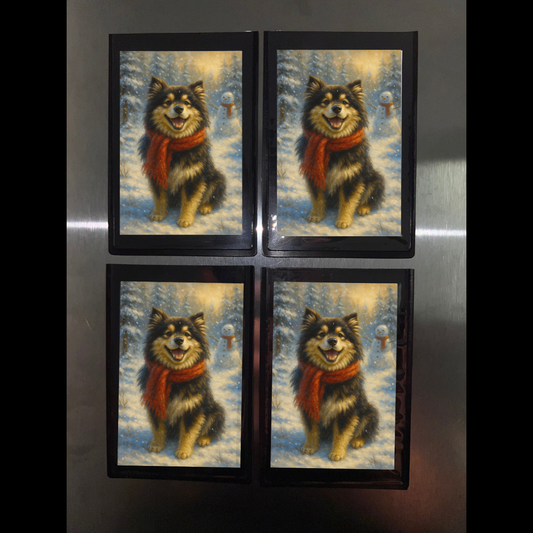 Winter Wonderland - Mini Photo Magnets (Set Of Four)
