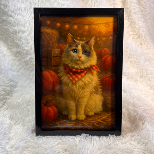 Pumpkin Patch - Framed Desk Photo