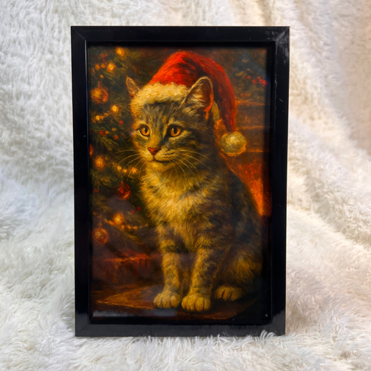 Cozy Christmas - Framed Desk Photo