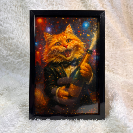Champagne Celebration - Framed Desk Photo