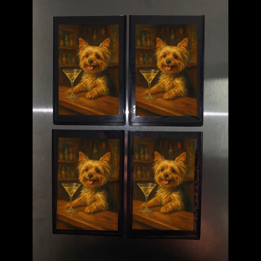Martini Monday - Mini Photo Magnets (Set Of Four)