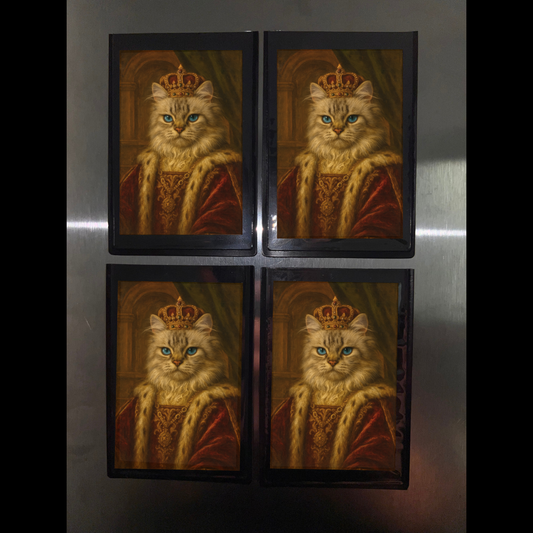Royal Riches - Mini Photo Magnets (Set Of Four)