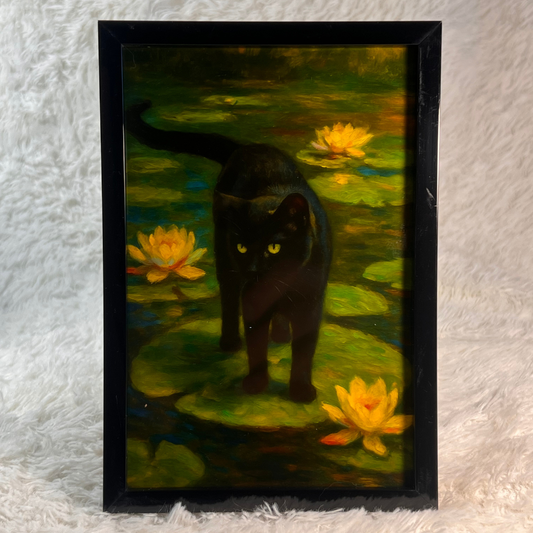 Lucky Lilypad - Framed Desk Photo